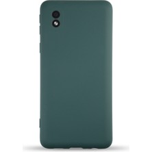 Case World Caseworld Samsung Galaxy A01 Core Kapak Içi Kadife Kamera Korumalı Lansman Silikon Kılıf - Yeşil