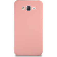 Case World Caseworld Samsung Galaxy J7 Kapak Içi Kadife Lansman Silikon Kılıf - Pembe