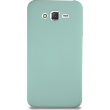 Case World Caseworld Samsung Galaxy J7 Core Kapak Içi Kadife Lansman Silikon Kılıf - Turkuaz