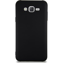 Case World Caseworld Samsung Galaxy J7 Core Kapak Içi Kadife Lansman Silikon Kılıf - Siyah
