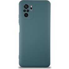 Case World Caseworld Xiaomi Redmi Note 10S Kapak Içi Kadife Kamera Korumalı Lansman Silikon Kılıf - Petrol Mavisi