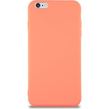 Case World Caseworld Apple iPhone 6s Plus Kapak Içi Kadife Lansman Silikon Kılıf - Turuncu