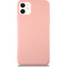 Case World Caseworld Apple iPhone 11 Kapak Içi Kadife Lansman Silikon Kılıf - Pembe