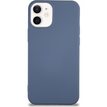 Case World Caseworld Apple iPhone 12 Kapak Içi Kadife Kamera Korumalı Lansman Silikon Kılıf - Petrol Mavisi