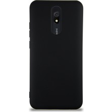 Case World Caseworld Xiaomi Redmi 8A Kapak Içi Kadife Lansman Silikon Kılıf - Siyah