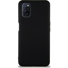 Case World Caseworld Oppo A52 Kapak Içi Kadife Kamera Korumalı Lansman Silikon Kılıf - Siyah
