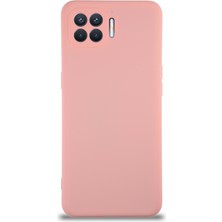 Case World Caseworld Oppo Reno 4 Lite Kapak Içi Kadife Kamera Korumalı Lansman Silikon Kılıf - Pembe