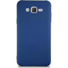 Case World Caseworld Samsung Galaxy J7 Kapak Içi Kadife Lansman Silikon Kılıf - Lacivert