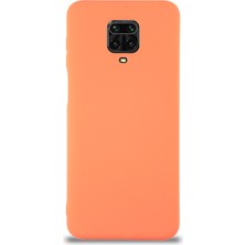 Case World Caseworld Xiaomi Redmi Note 9 Pro Kapak Içi Kadife Lansman Silikon Kılıf - Turuncu