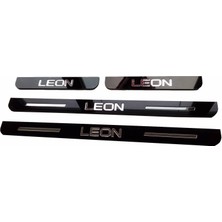 Seat Leon (1999-2013) Pleksi Kapı Eşiği Basamak Çıtası 1999-2013 Modele Uygun