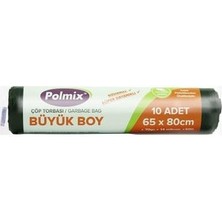 Polmix Çöp Poşeti Büyük Boy 65 x 80 160 gr