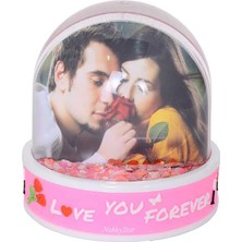 Nobbystar I Love You Yazılı Kar Küresi Fotoğraf Çerçevesi