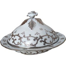 Kütahya Porselen Sultan Şekerlik Platin Renk