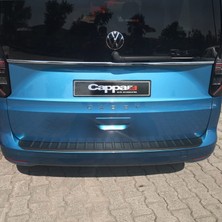 Cappafe Volkswagen Caddy 2021- Arka Tampon Eşiği Abs