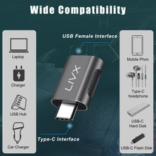 Livx Usb3.0 To Type C Çevirici Dönüştürücü Otg Adaptör Gri