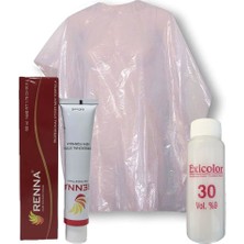 Renna Saç Boyası 60 ml - 10.1 Platin Sarısı + Exicolor 60 ml Oksidan 30 Volüm + Boya Naylonu