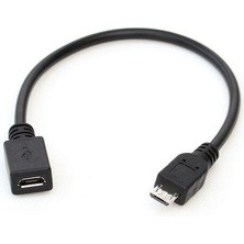 Platoon Mikro USB Uzatma Kablosu  20 cm Mikro USB Uzatma Kablosu Erkek Dişi Mikro USB Dişi Erkek Mikro USB Kablosu