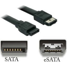 Platoon Esata Sata 7pın 3 Gbps Esata To Sata 50 cm Sata To Esata