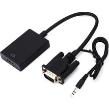 Platoon VGA To HDMI Ses Çıkışlı VGA To HDMI VGA Dan HDMI VGA HDMI Çevirici