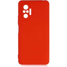 Case 4U Xiaomi Redmi Note 10 Pro Kılıf Kamera Korumalı Içi Kadife Logosuz Mara Lansman Silinebilir Kılıf Koyu Pembe