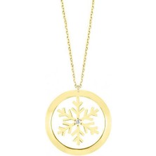 Engingold 14K Altın Kartanesi Kolye