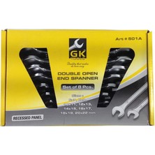 Gk Solid Gk Tools 8 Parça Açık Ağız Anahtar Takımı