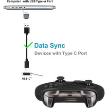 GE Sony Ps5 - Microsoft Xbox Series S - Ps5 Playstation 5 Uyumlu 3 metre Type-C Usb-C Şarj USB Kablosu