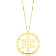 Engingold 14K Altın Kartanesi Kolye