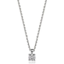 Engingold 14 Ayar Altın Tektaş Kolye