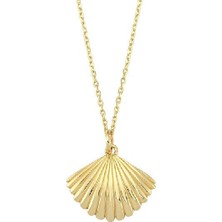 Engingold 14 Ayar Altın Deniz Kabuğu Kolye