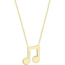 Engingold 14K Altın Melodi Kolye