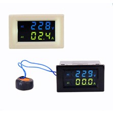 Buyfun D85-2042A Çift Dijital Ekran LCD Voltmetre Ampermetre (Yurt Dışından)