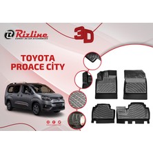 Rizline Toyota Proace City 3D Havuzlu Paspas 2019 Sonrası