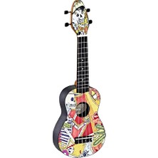 Ortega K2-EM Keiki  Sopranino Ukulele Set (El Muerto)