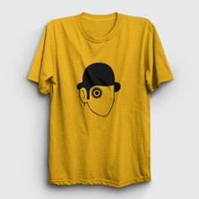 Presmono Unisex Sarı Eye Film Otomatik Portakal A Clockwork Orange T-Shirt