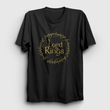 Presmono Unisex Siyah Rule Yüzüklerin Efendisi The Lord Of The Rings T-Shirt