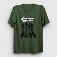 Presmono Unisex Haki Gang Film Otomatik Portakal A Clockwork Orange T-Shirt
