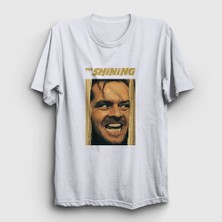 Presmono Unisex Beyaz Cover Film The Shining T-Shirt