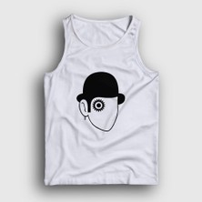 Presmono Unisex Beyaz Eye Film Otomatik Portakal A Clockwork Orange Atlet