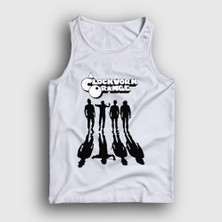 Presmono Unisex Beyaz Gang Film Otomatik Portakal A Clockwork Orange Atlet