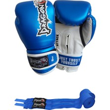Dragon Attack 5 Boks Eldiveni Yeni Attack Boks Eldiveni ve Bandaj 2'li Set