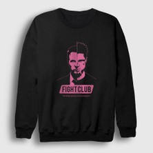 Presmono Unisex Siyah Own Film Dövüş Kulübü Fight Club Sweatshirt