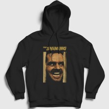 Presmono Unisex Siyah Cover Film The Shining Kapüşonlu Sweatshirt