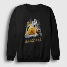 Presmono Unisex Siyah Tracksuit Bruce Lee Sweatshirt