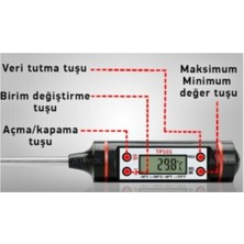 Webcenter Gıda Dijital Sıcaklı Termometresi