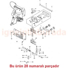 FDM Çuval Ağzı Dikiş Makinesi Hareketli Üst Bıçak