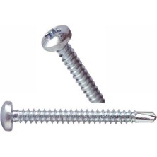 Hırdavat39 Matkap Uçlu Yıldız Silindir Başlı Vida 3.9X25 ( 1000 Adet )