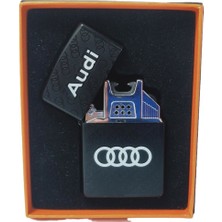 Degrade DG1019 Audi Logolu USB Şarjlı Elektronik Elektrikli Çakmak