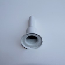 Radiva Tekli Radyatör Boru Gizleme Kılıfı 2 Parçalı Geçmeli Plastik Beyaz 160MM