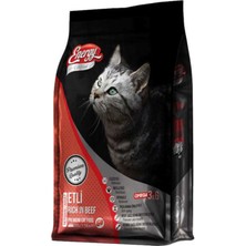 Energy Sığır Etli Yetişkin Kedi Maması 500 gr - 4'lü